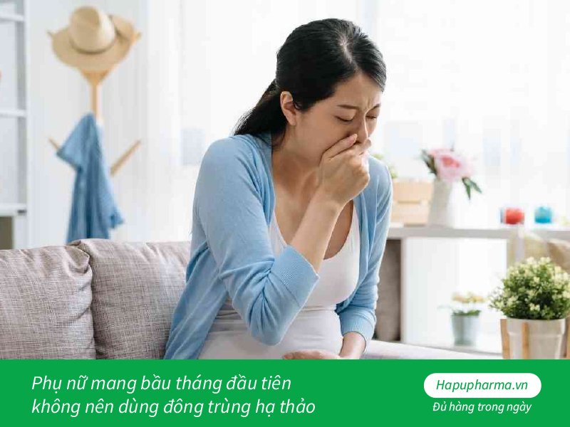 Phụ nữ có thai không nên dùng đông trùng hạ thảo