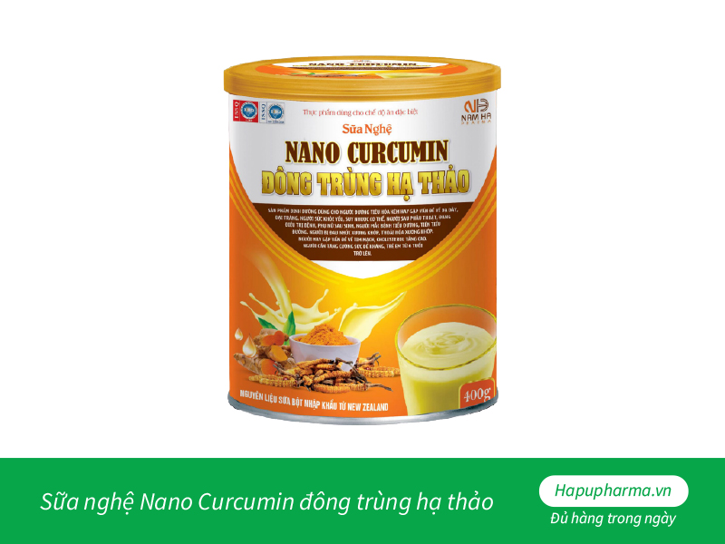 sữa nghệ Nano Curcumin đông trùng hạ thảo