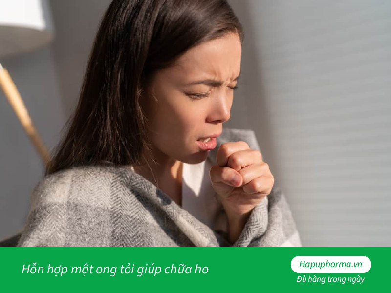 Hỗn hợp mật ong tỏi giúp chữa ho