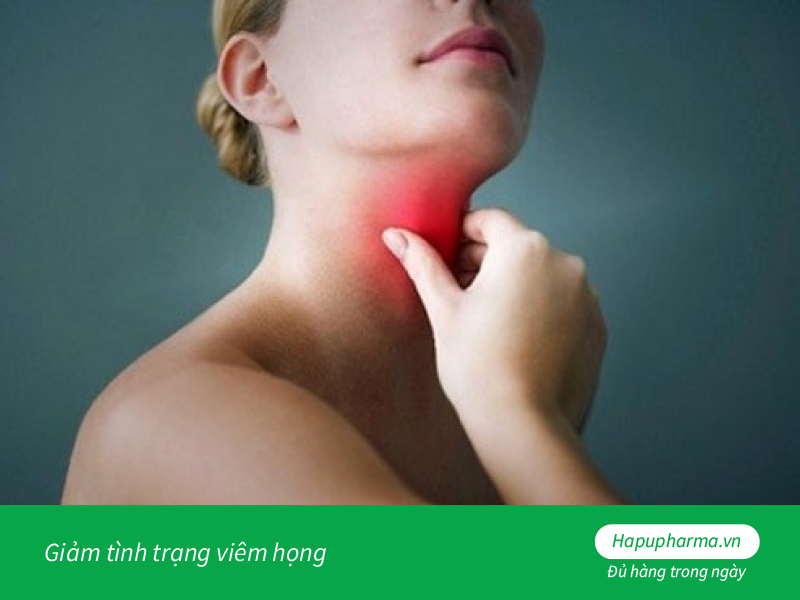 Giảm tình trạng viêm họng