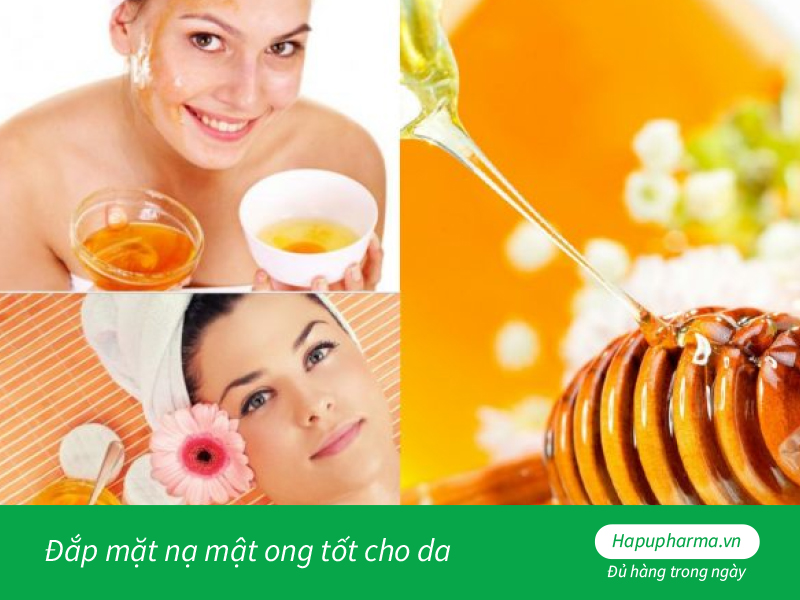  Đắp mặt nạ mật ong tốt cho da