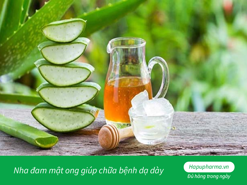 Nha đam mật ong giúp chữa bệnh dạ dày