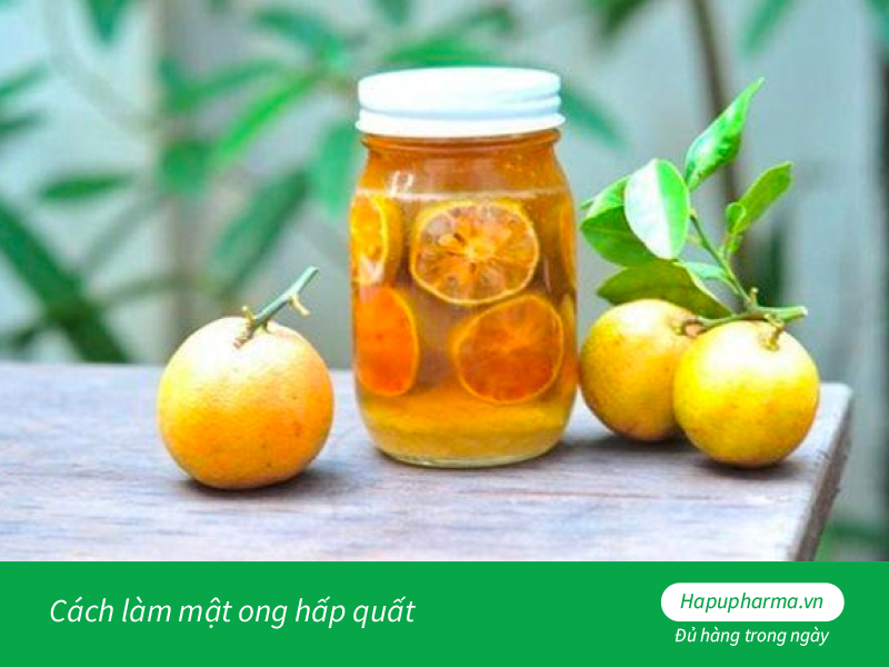 Cách làm mật ong hấp quất