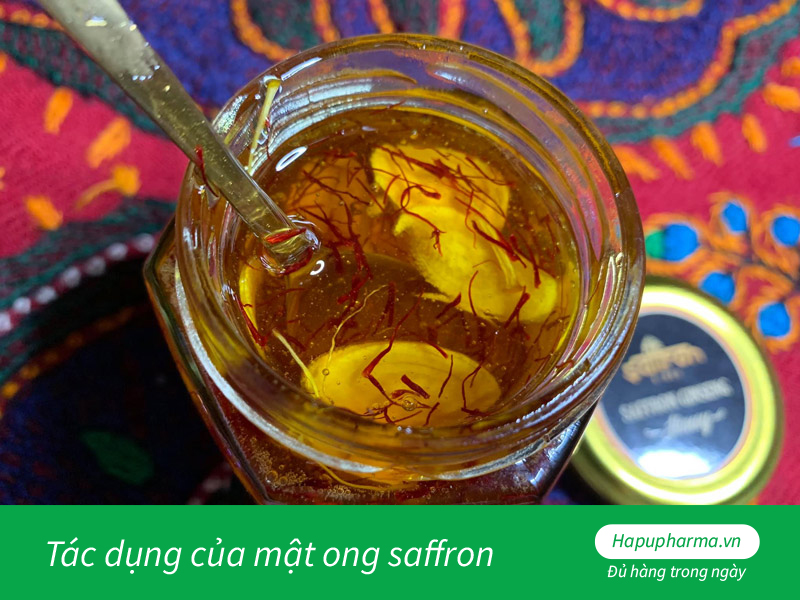 Tác dụng của mật ong saffron