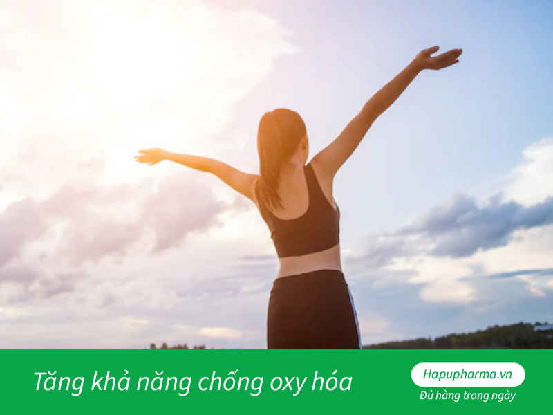 Tăng khả năng chống oxy hóa