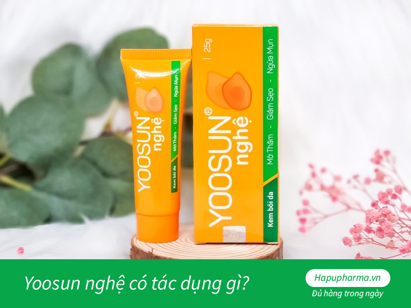  Yoosun nghệ có tác dụng gì?