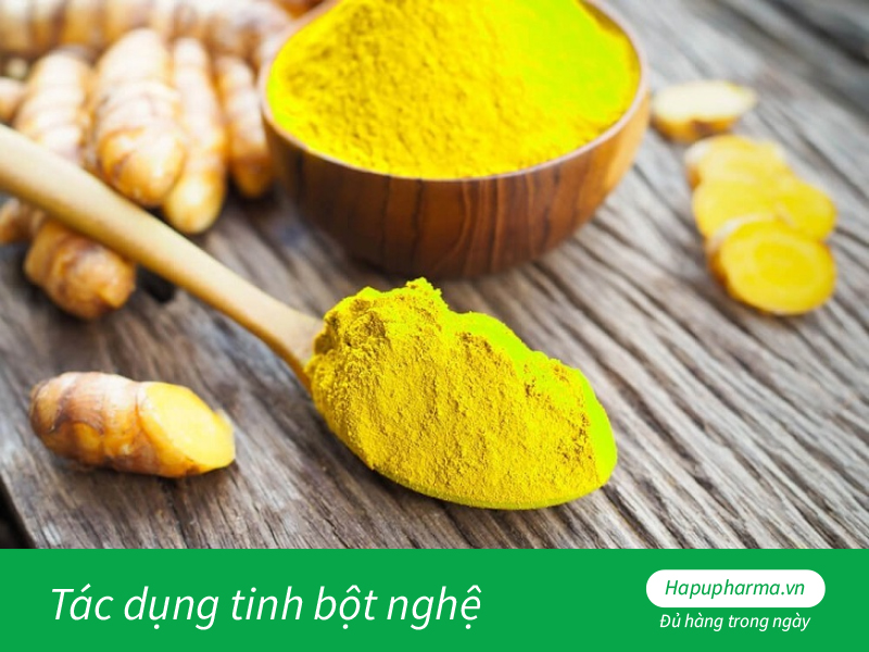 Tác dụng tinh bột nghệ