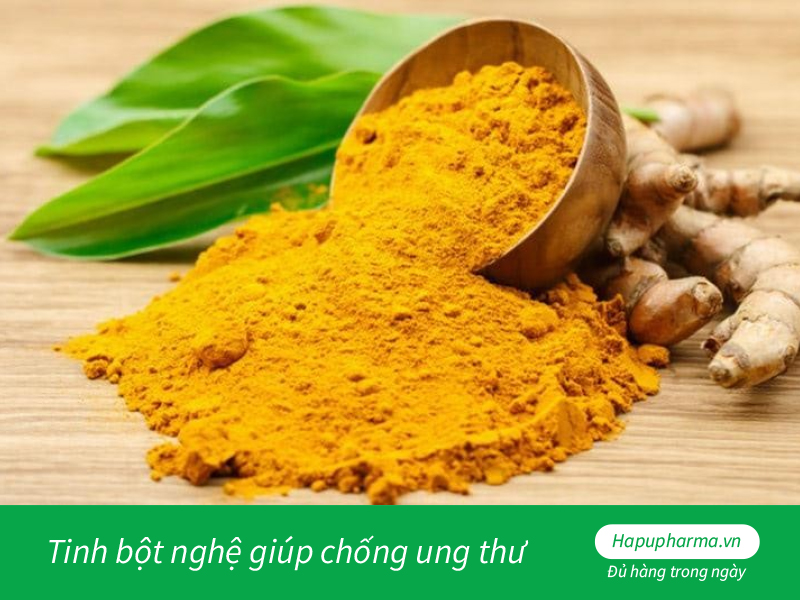 Tinh bột nghệ giúp chống ung thư