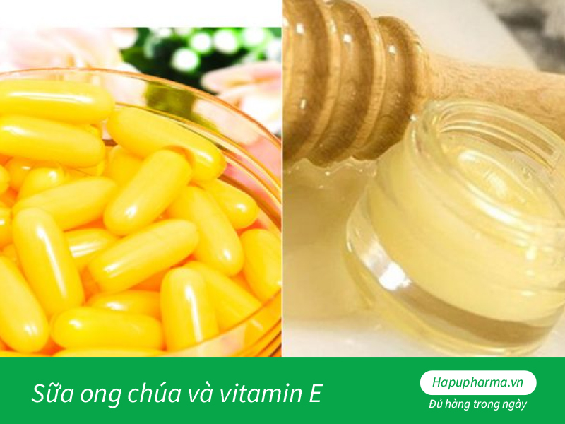 Sữa ong chúa và vitamin E