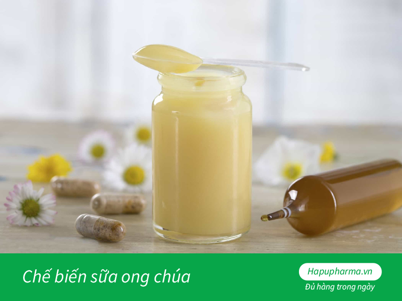 Chế biến sữa ong chúa