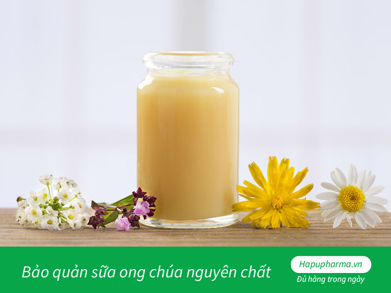 Bảo quản sữa ong chúa nguyên chất