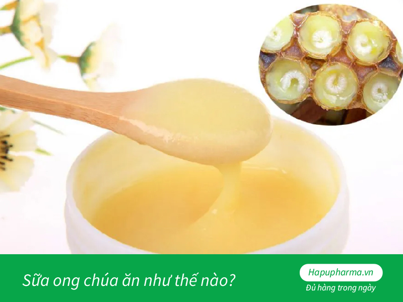  Sữa ong chúa ăn như thế nào?