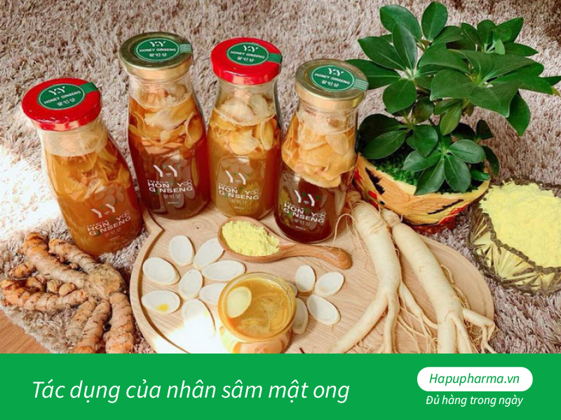 Tác dụng của nhân sâm mật ong