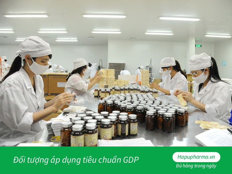 Đối tượng áp dụng tiêu chuẩn GDP