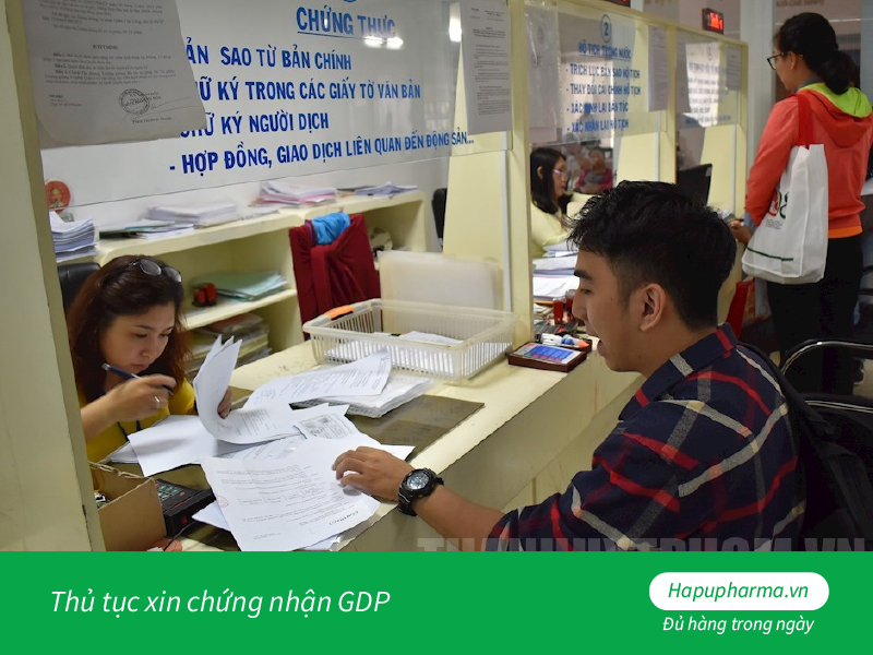 Thủ tục xin chứng nhận GDP