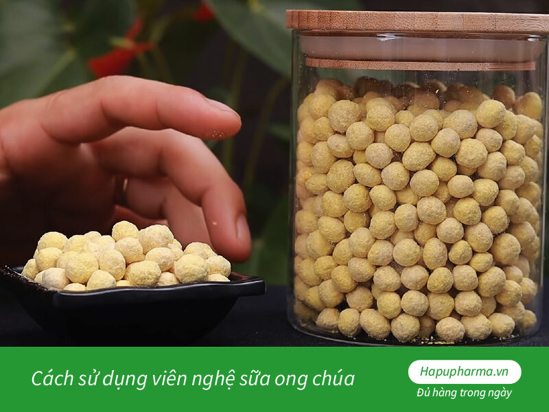 Cách sử dụng viên nghệ sữa ong chúa