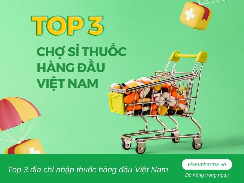 Top 3 địa chỉ nhập thuốc hàng đầu Việt Nam