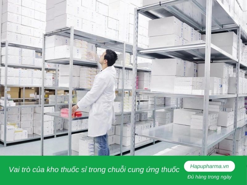 Vai trò của kho thuốc sỉ trong chuỗi cung ứng thuốc